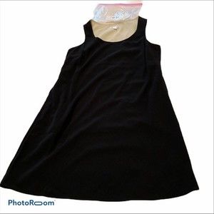 ✅ Size Small 4/6 s black sheath dress casual or office‎ 192001